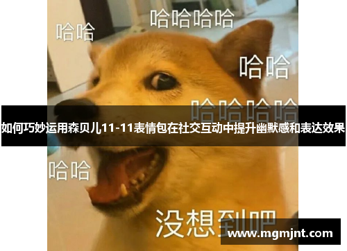 如何巧妙运用森贝儿11-11表情包在社交互动中提升幽默感和表达效果 如何巧妙运用森贝儿11-11表情包在社交互动中提升幽默感和表达效果