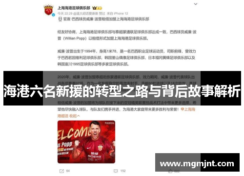 海港六名新援的转型之路与背后故事解析
